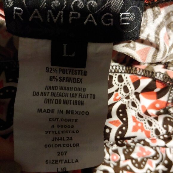 Rampage Floral Halter Top Y2K Coquette Indie Sleaze Whimsy L - Picture 7 of 8